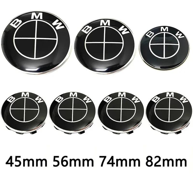 2026 Hot BMW Car Hood Rear Emblem Steering Wheel Stickers Rims Cap Badge 1/4/7 Pcs Compatible with G01 G20 X3 X5 F30 E36 F20 E46 X6 M4 E6