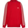 adidas Свитшот Originals Спортивный Повседневный Пуловер В полоску Круглый вырез Длинный рукав Детский Детские свитшоты IA8933