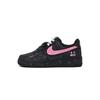 Nike Nike Air Force 1 Нескользящие Устойчивые к истиранию Низкие Скейтбордические кроссовки Унисекс Черный Розовый CW2288-001(Команда970-)