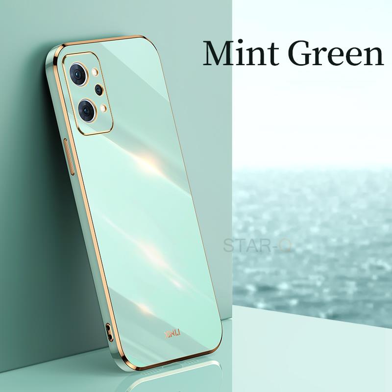 Чехол-держатель с квадратным кольцом для телефона для Oppo Realme Gt Neo 2 Neo2 5g 3T Master Edition, роскошная силиконовая задняя крышка-подставка