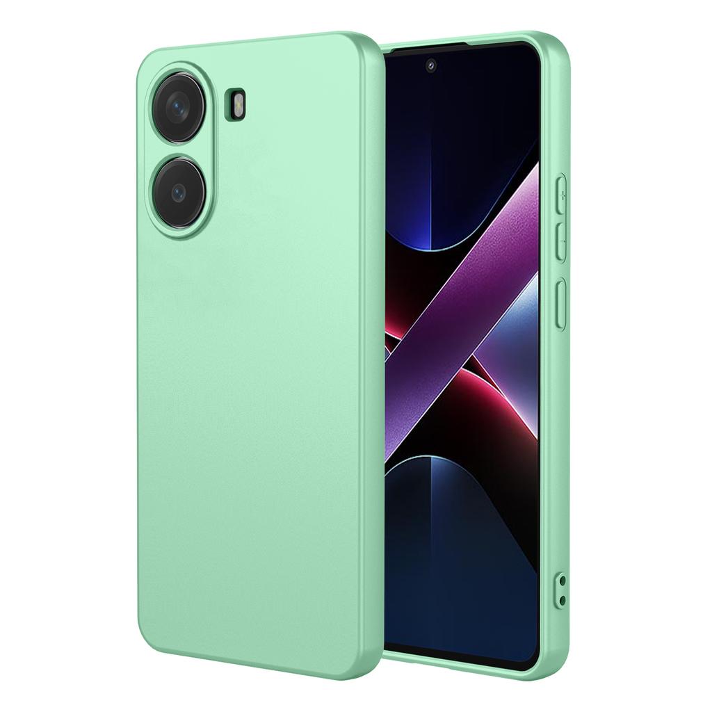 Жидкий силиконовый TPU чехол для Xiaomi Poco X7 Pro 5G Защитная крышка Гибкий бампер Fundas Coque Capa