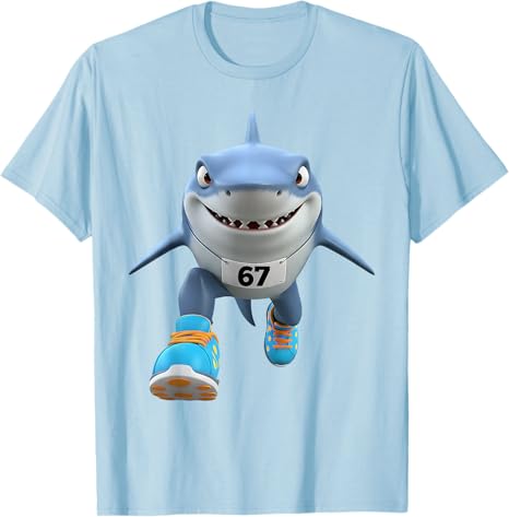 Funny Boys Fashion 67 Meme Tralalero Tralala Runner Italian Brainrot TShirt Novelty Gift Humorous AI Y2k Art Aesthetic Clothes