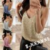 Winderfue-Womens Glitter Strappy Tank Tops Ladies Sexy Sparkle Cami Swing Vest Clubwear
