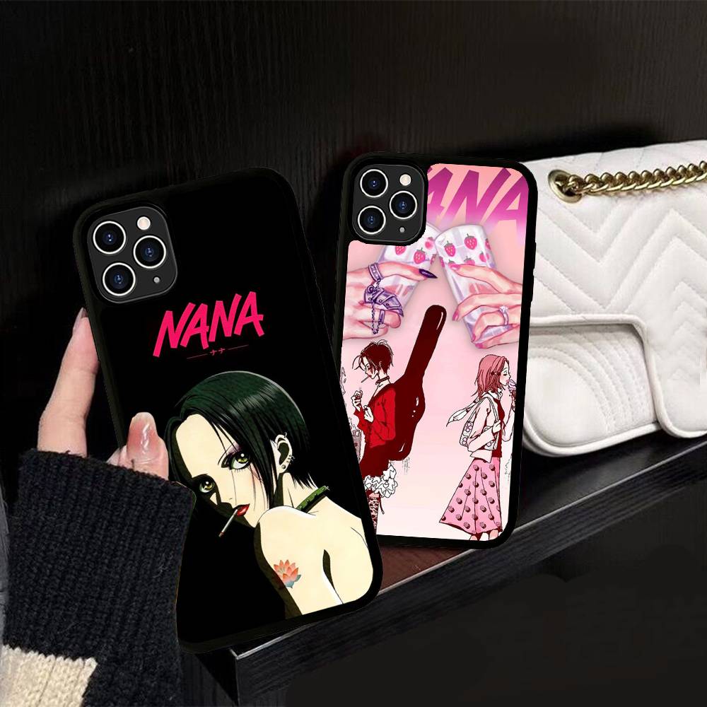 Крутой чехол для телефона с Наной Осаки из аниме Для iphone 11 12 13 14 15 Pro Max 17 16 Plus Жесткая задняя крышка из ПК+ТПУ