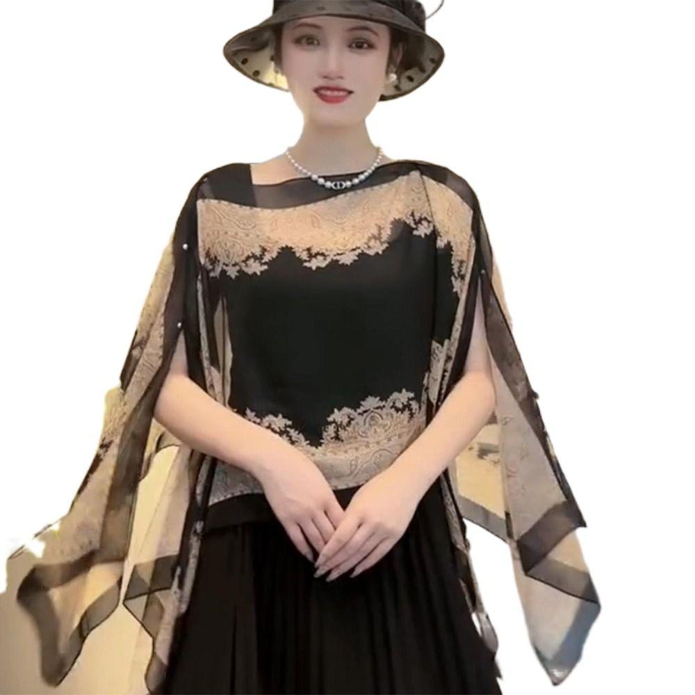 Sun Protection Shawl Chiffon Muffler Scarf Comfortable Sunscreen Shawl Wrap Spring Summer Autumn