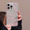 Мягкий чехол для телефона с цветочным узором INS для iPhone 16 15 14 13 12 11 Pro Max X XR XS 7 8 Plus SE Силиконовый противоударный бампер