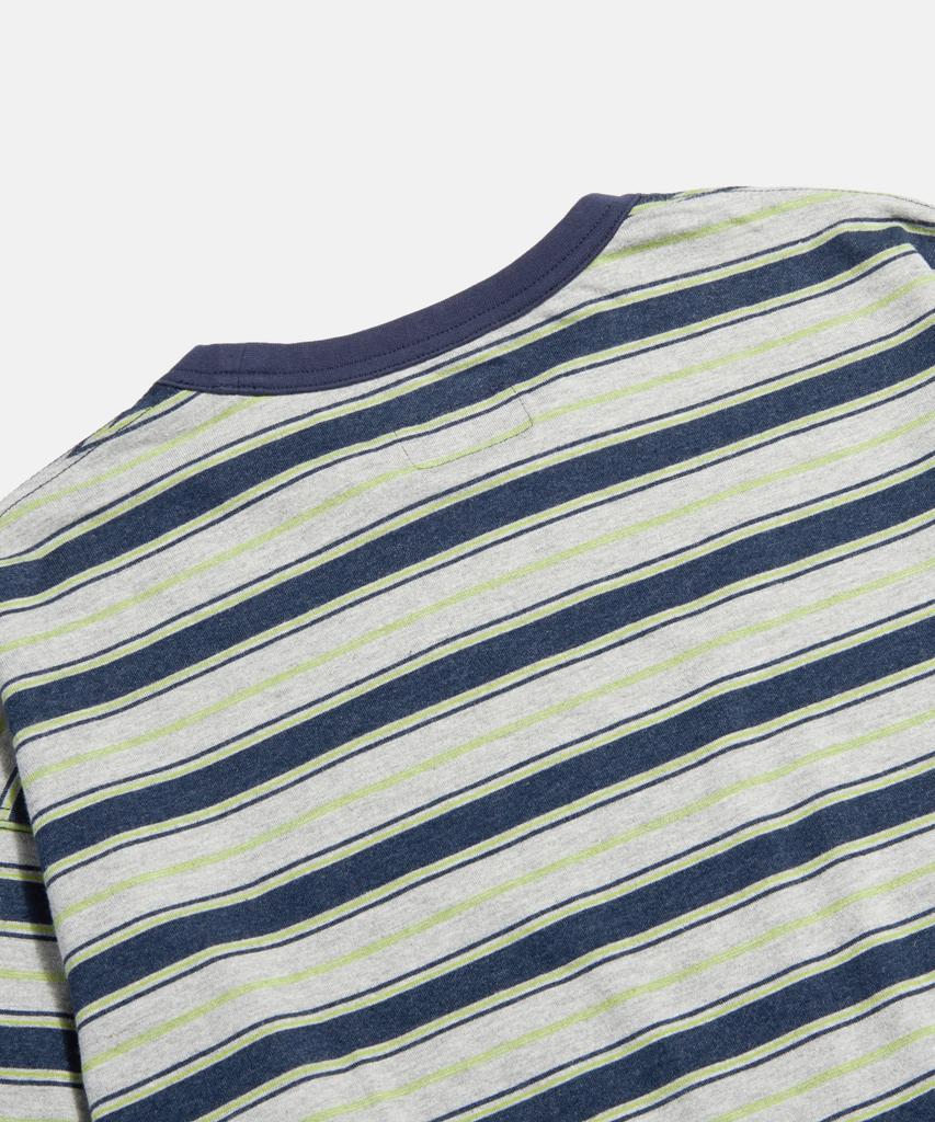 ESPIONAGE Multi Border L/S Tee Gray