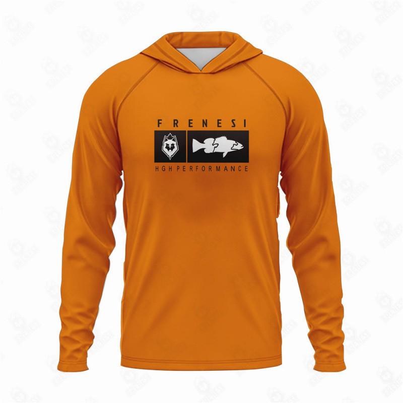 Mens Quick-Dry Hooded Fishing Shirt UV Protection Long Sleeve Breathable Sportswear Angling Outdoor Activities