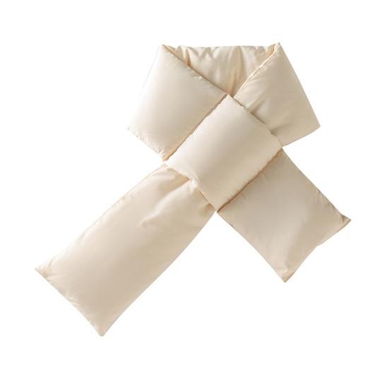 Пуховый шарф Легкий Теплый Зимний Дизайн Крест Однотонный Шарф Дожде- Снегозащитный