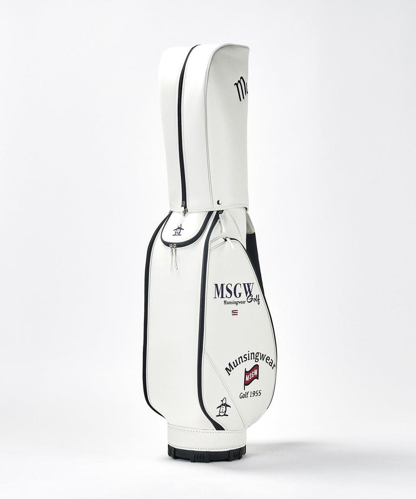 MUNSINGWEAR Caddy Bag Cart Type Type Large Diameter Big Logo Embroidery Golf MG4FCB01M 9.5