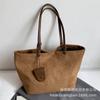 Frosted Retro Bag Women's Large Capacity 2025 New Autumn and Winter Versatile Shoulder Bag Niche Work Commuter Tote Bag
