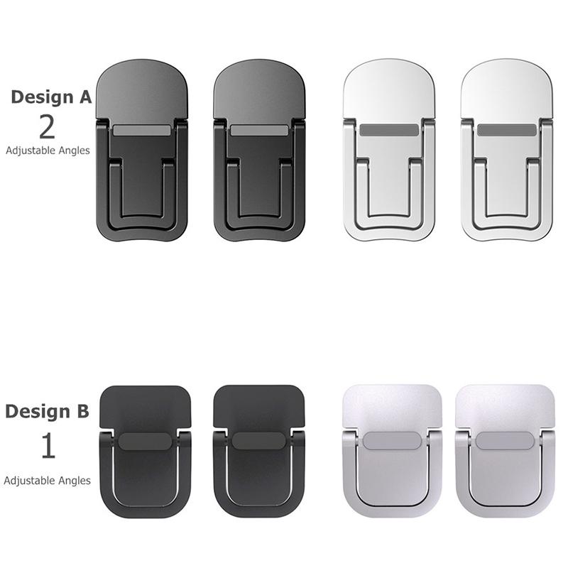 2 шт. Подставка для ноутбука Мини Портативный металлический держатель Складной Невидимый кронштейн для ноутбука Подставка для ноутбука Macbook Охлаждающий держатель