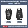 Zinc Alloy Car Smart Remote Key Case Bag Shell Holder Protection Fob For Peugeot 207 3008 208 308 2008 307 508 5008 407 301 206