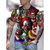 Удивительный Цифровой Цирк 3D Печать Спортивная Дышащая Мужская Футболка На Открытом Воздухе Уличная Ролевая Игра Харадзюку Y2K Родитель-Ребенок Короткий Рукав