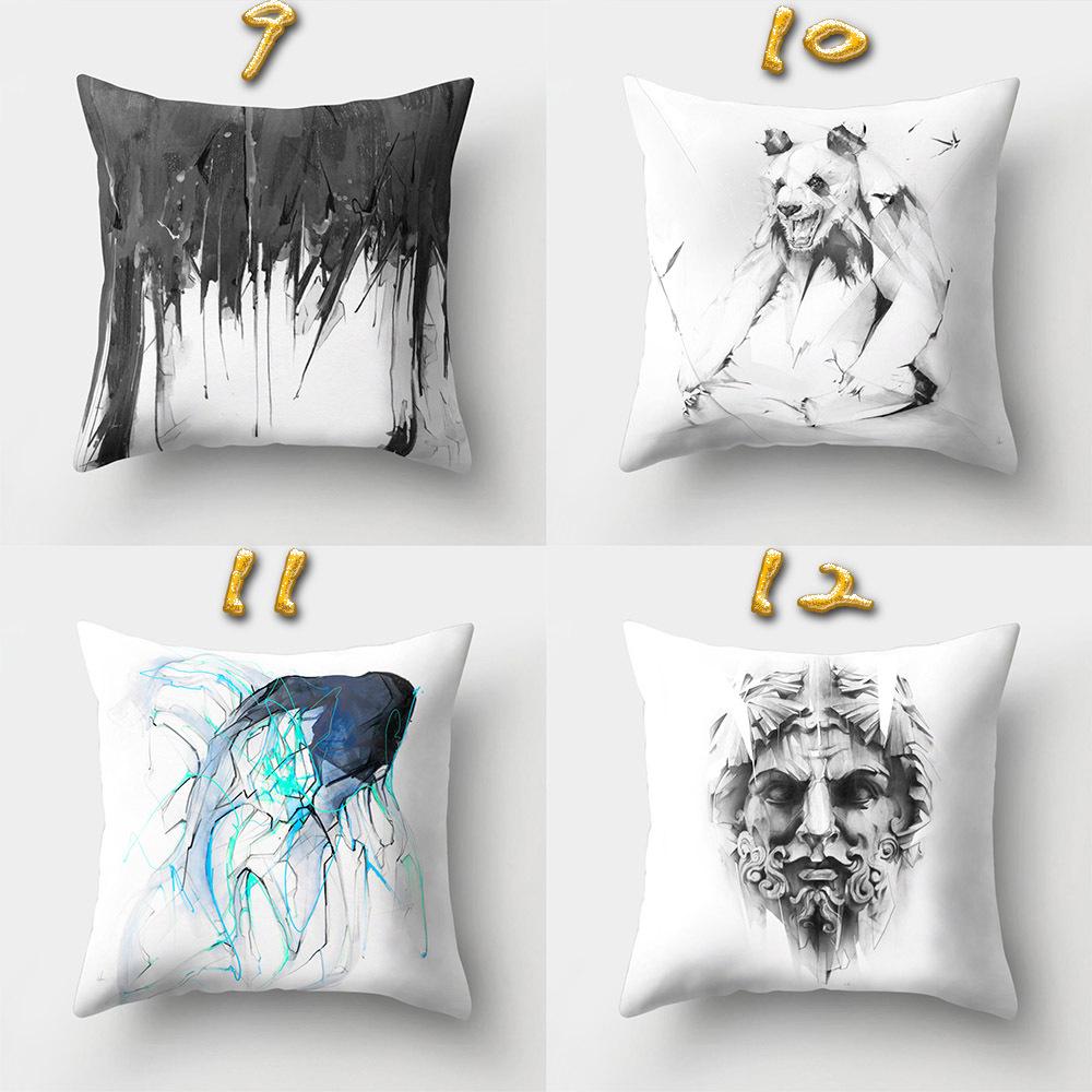 Polyester Sofa Pillow Case Creative Home Yiwu Pillow Car Cushion