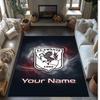 Ковер с принтом FC Twente из кристаллического велюра Нескользящий ковер из кристаллического велюра для дивана, спальни, внутреннего декора дома