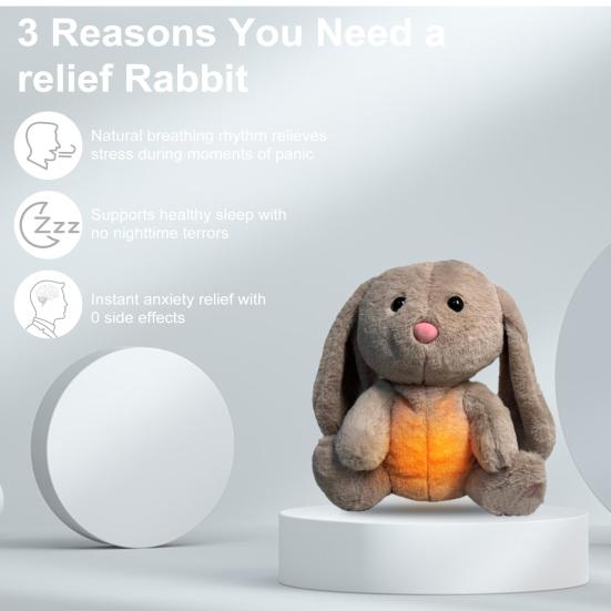 Мягкая кукла с музыкой очаровательный внешний вид на батарейках эмоциональная поддержка кролик слон животное плюшевая игрушка для детей