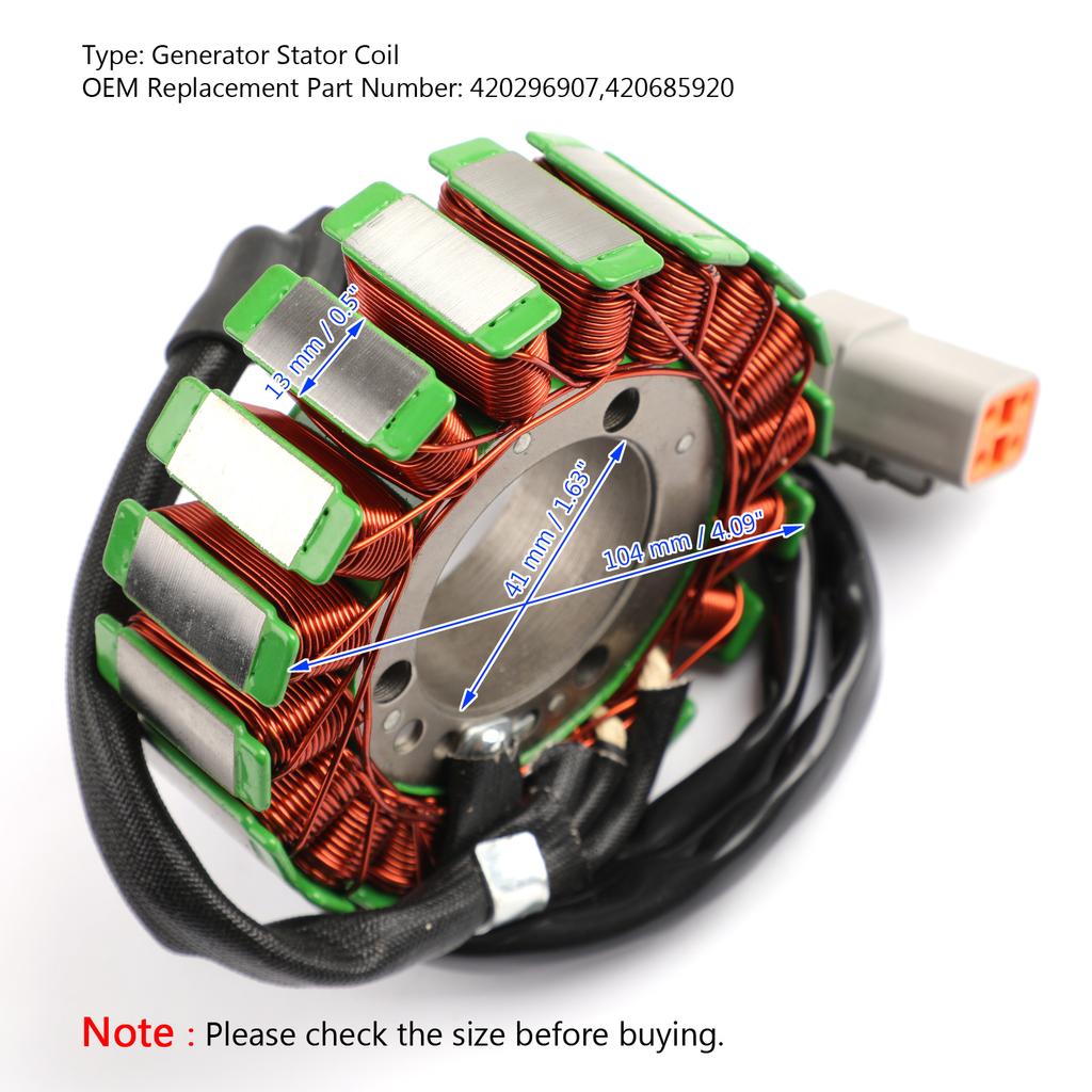 Alternator Stator Fit for Can-am Outlander Max 400 450 500 570 650 800 R XT