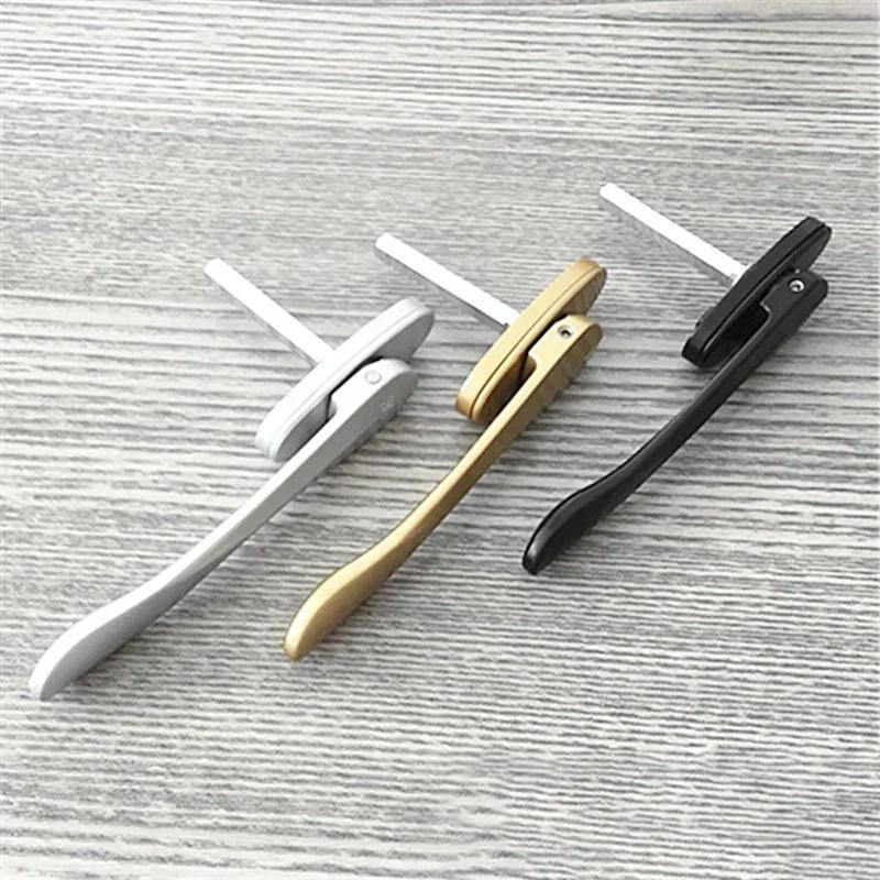 Сломанный мост алюминиевый сплав створка окна экран оконная ручка складная дверь мечевидная тонкая плоская квадратная стальная ручка