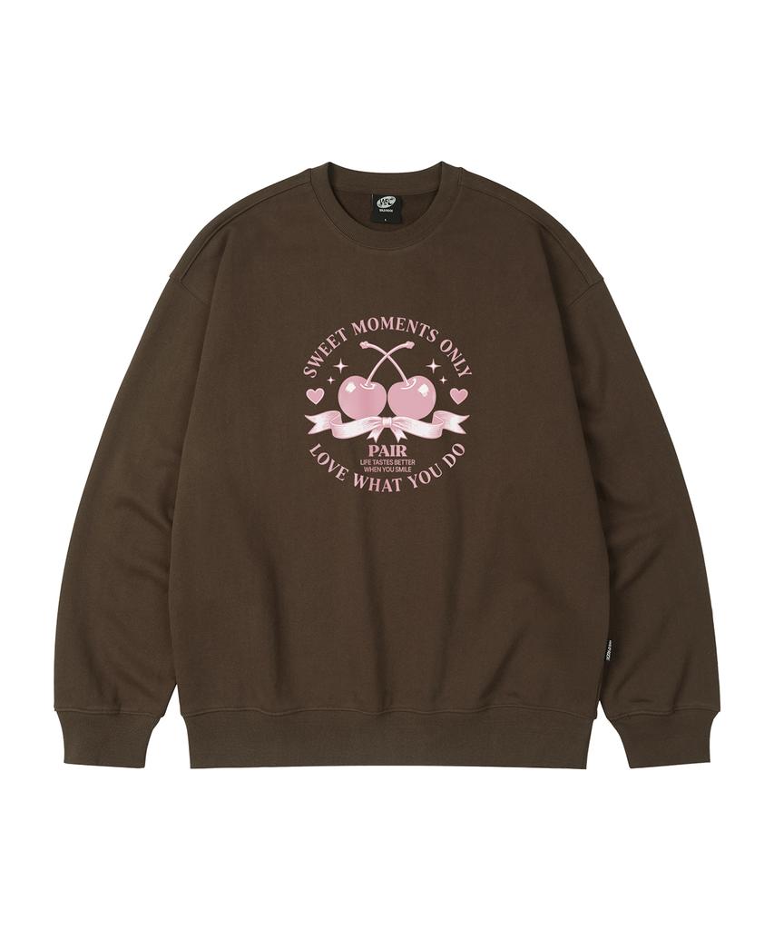 WILDROCK Cherry Pear Oversized Sweatshirt_9 Col (B Type)