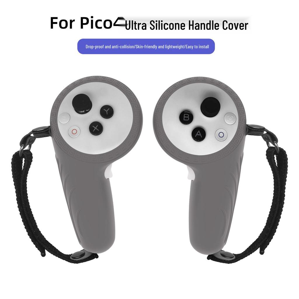 Силиконовый чехол для ручки Pico4 Ultra - Аксессуары для VR-игр с эластичным шнурком
