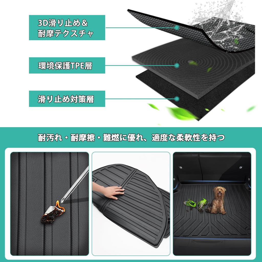 Mixsuper Toyota New Prius 60 Series 3D Luggage Mat Without Spare Tire Trunk Mat Luggage Tray Designed Specifically for the Car Model PRIUS60 MXWH60