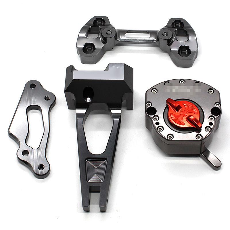 For Yamaha MT-09 FZ09 MT FZ 09 MT09 2014 2015 2016 2017 2018 2019 2020 CNC Aluminum Steering Damper Bracket Mounting Set