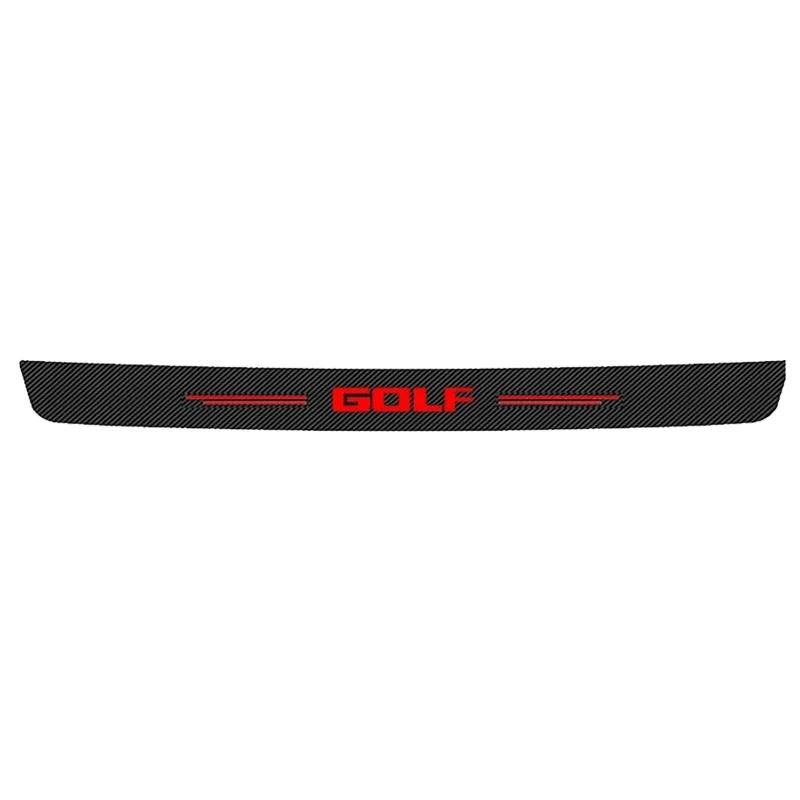 AUYGS1 Car Threshold Tape Door Sill Sticker for Volkswagen VW GOLF 3 4 5 6 7 8 VW MK4 MK5 MK6 MK7 GTD GTI GLI Trunk Bumper Guard Strips