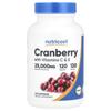 Cranberry, Vitamin C & E, 120 Capsules