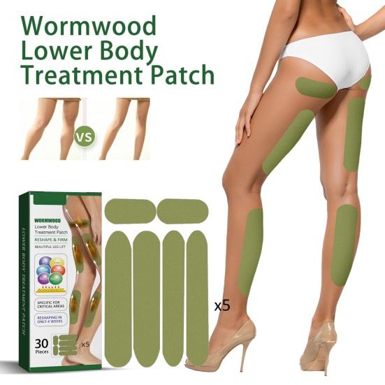 Cellulite Reduction Patches Natural Herbal Formula Leg Slimming Shaping Moisturizing Asiatic Wormwood