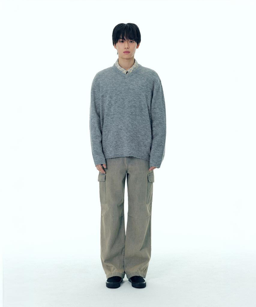 PLAC V-Neck Pullover Knit