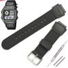 18-мм нейлоновый кожаный ремешок для часов CASIO AE1000W AE1200 PRG-270 AQ-S810 W-735H AEQ-110W SGW300/400 MRW-200H Мужской ремешок Аксессуар