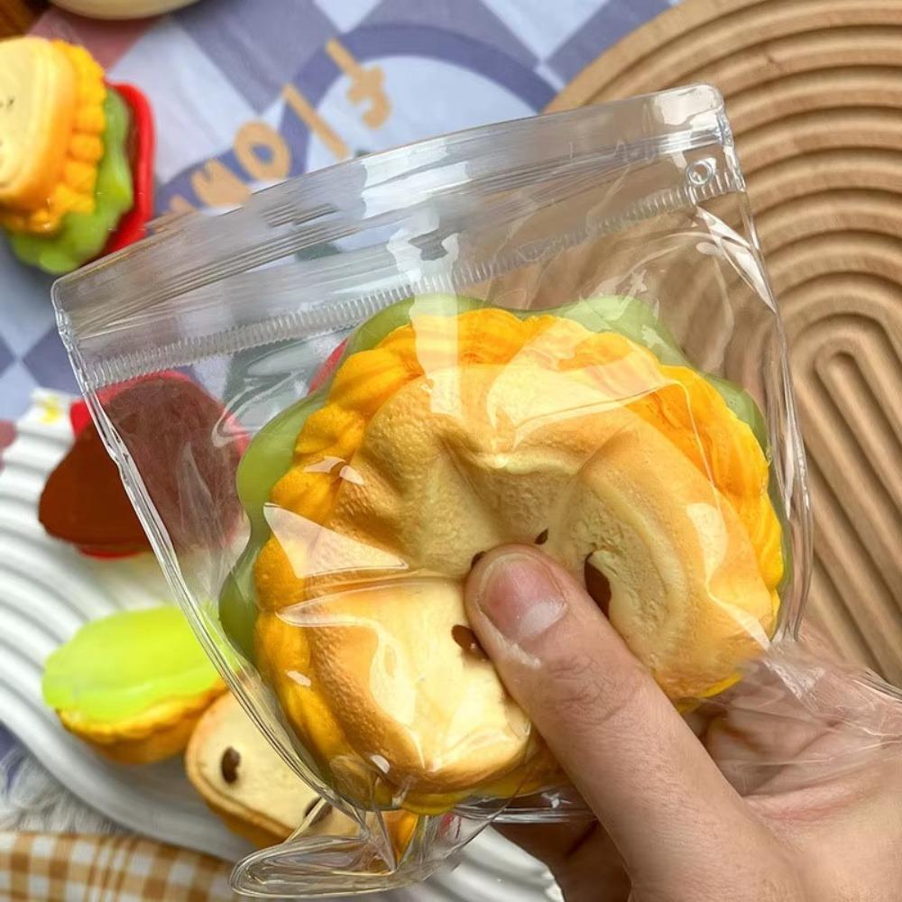 Очень толстая игрушка-антистресс в виде сэндвича, липкая, для снятия стресса, сэндвич таба, сквиши для подростков и взрослых