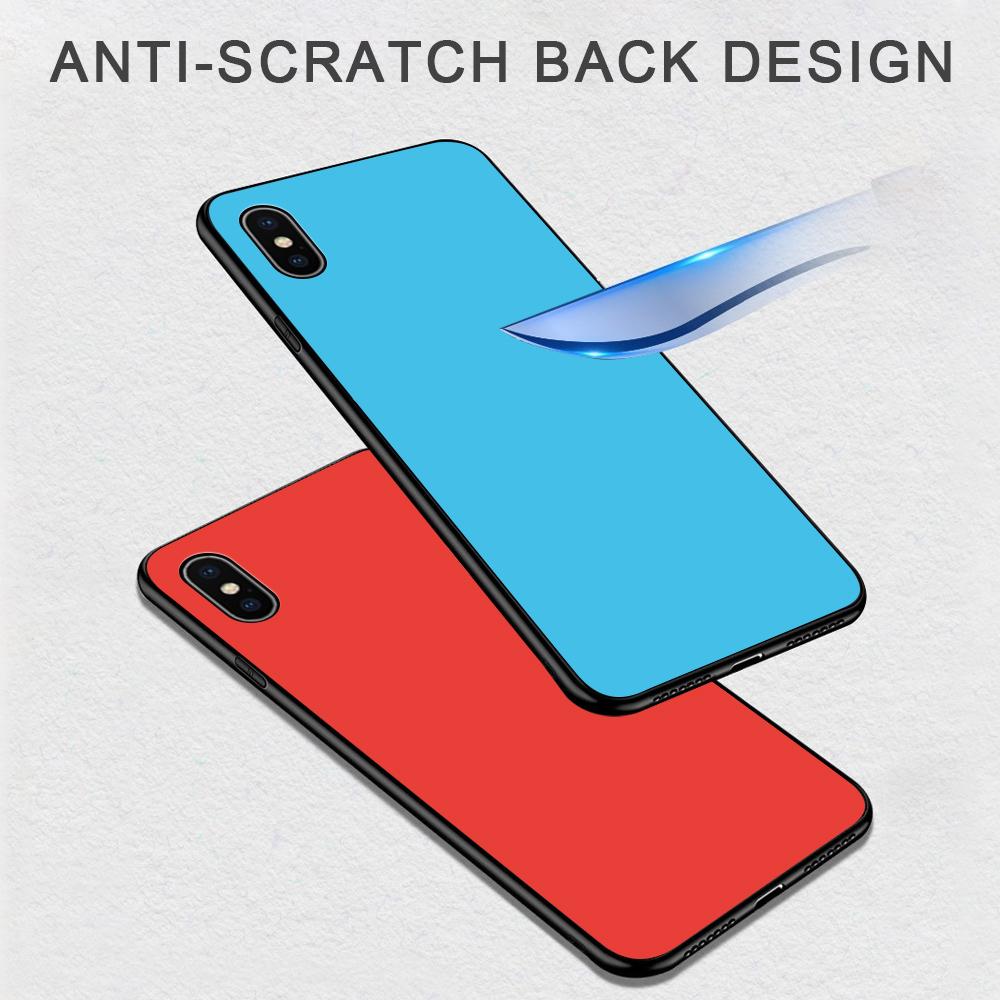 Сплошной цвет простой мягкий чехол для телефона противоударный силиконовый защитный чехол из ТПУ для Xiaomi Redmi