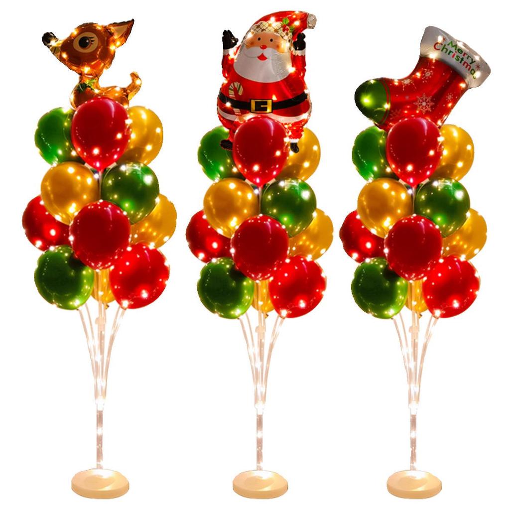 Christmas Luminous Balloon Decorations for Trees, Tables, and Window Displays