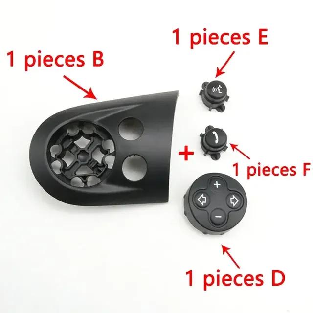 Для BMW MINI Cooper R55 R56 R57 R58 R59 R60 R61 07-14 Автомобильный руль Многофункциональный переключатель круиз-контроля Крышка кнопки Накладка