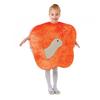 Childrens/Kids Giant Peach And Worm Costume