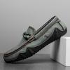 Fashion Brand Men Casual Leather Loafers Shoes Fashion Designer Slip on Boat Shoes Mens High Quality Daily Commute Casual Driving Shoes