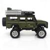 1/28 Scale 4WD 2.4Ghz Simulation Remote Control Off-Road Climbing Car with Front and Rear Lights Vehicle Model Toy