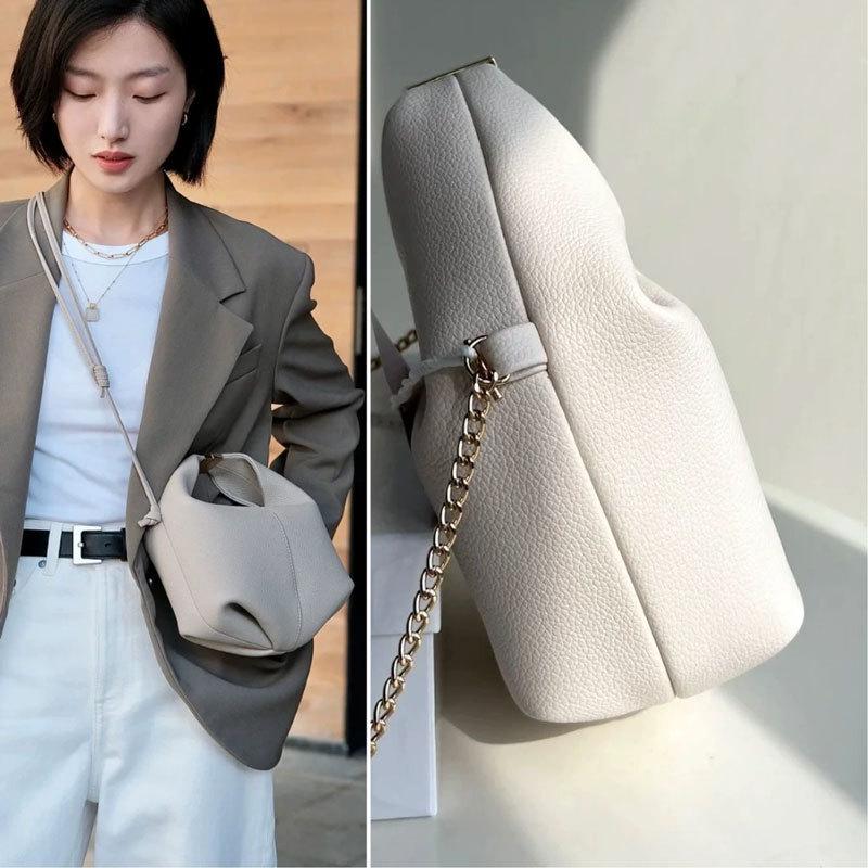 Женская сумка кроссбоди из натуральной кожи Polene Boling'en - Модная универсальная сумка через плечо