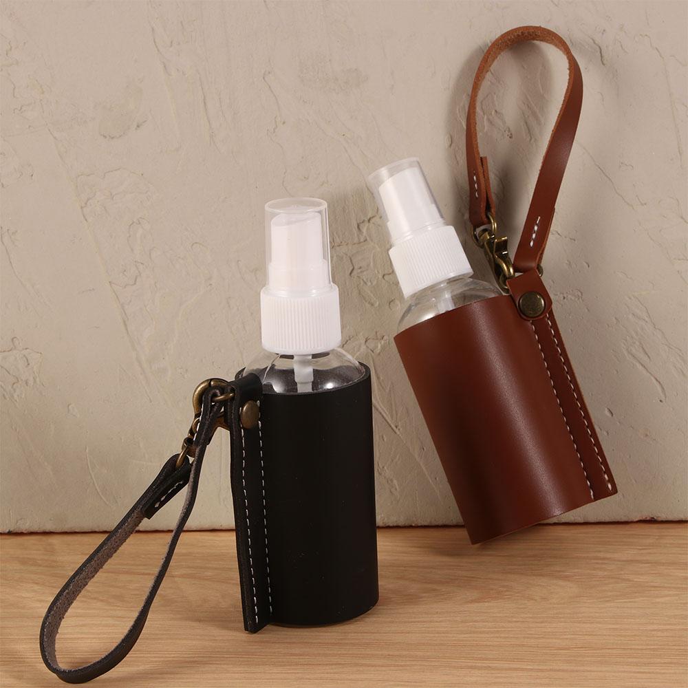 Case 60ml Reusable Bottle Spray Bottle Keychain Holder Refillable Bottles Hand Sanitizer Keychain