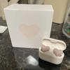 Беспроводные наушники для девушек-студенток, женские TWS-наушники, Bluetooth-гарнитура в форме сердца, модные розовые игровые наушники, подарок