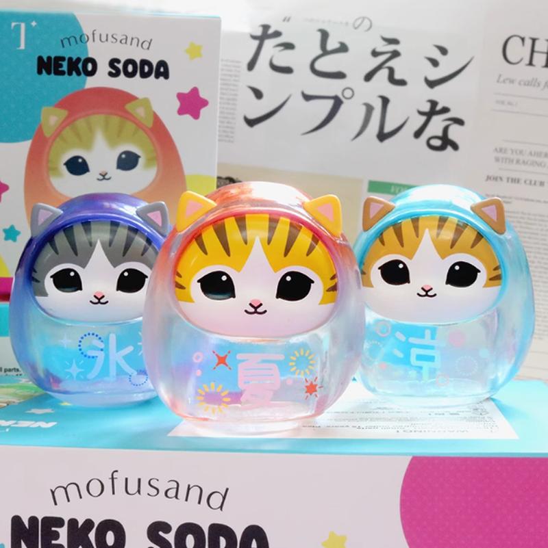 Mofusanda Summer Transparent Damo Blessing Unbreakable Weng Box Egg Blind Box Trendy Toy Home Festival Gift Selection Surprise