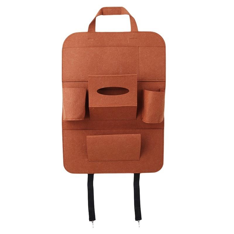 Сумка для хранения спинки автомобильного сиденья Многофункциональная фетровая сумка для хранения