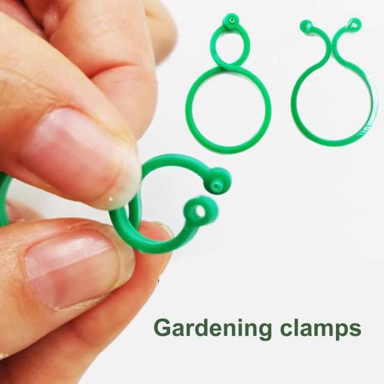 Garden Plant Clips Reusable Plant Support Ties Climbing Plants Clips Vine Support Clips for Indoor Outdoor Gardening