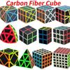 Carbon Fiber Cube Magic Cube Speed 2x2 3x3 4x4 5x5 Pyramid 223 233 Sq1 Skew Puzzle Rice Dumling Cubo Magico Toys For Children