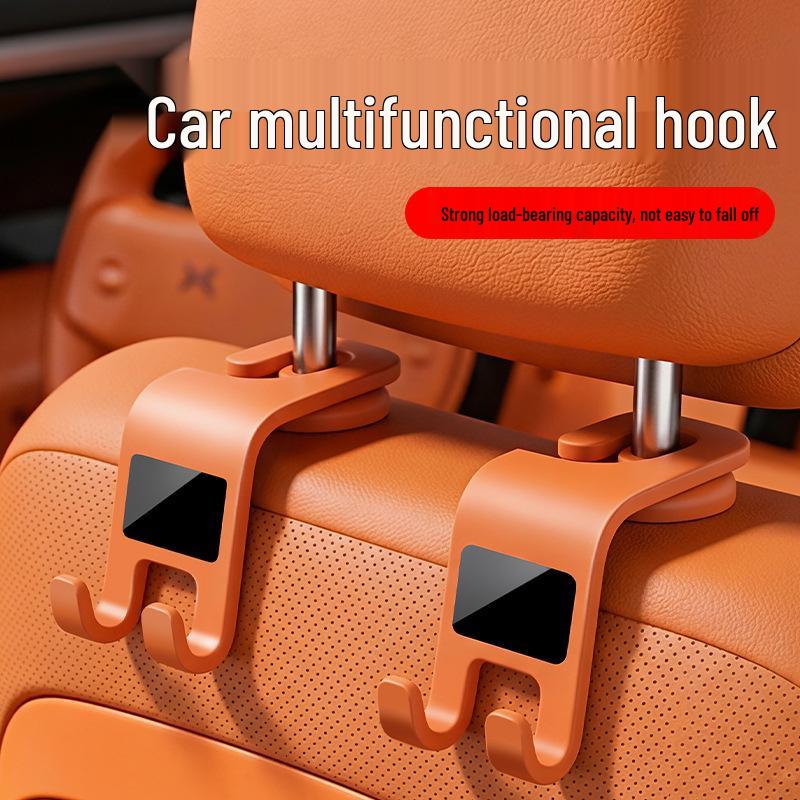Multi-Functional Invisible Car Hook for Rear Seat Headrest