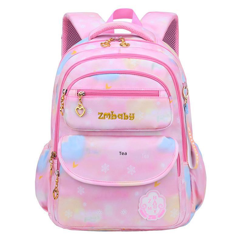Sesame Primary School Backpack for Girls, 6-12 Years – Cute, Wear-Resistant, Large Capacity.