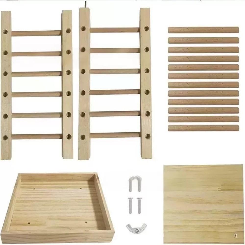 Durable Hay Feeder Detachable Rabbit Hay Rack Pet Grass Rack Guinea Pig Feeder Pet Habitat