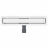 2 in 1 Shower Drain Silver 60 cm Stainless Steel 304